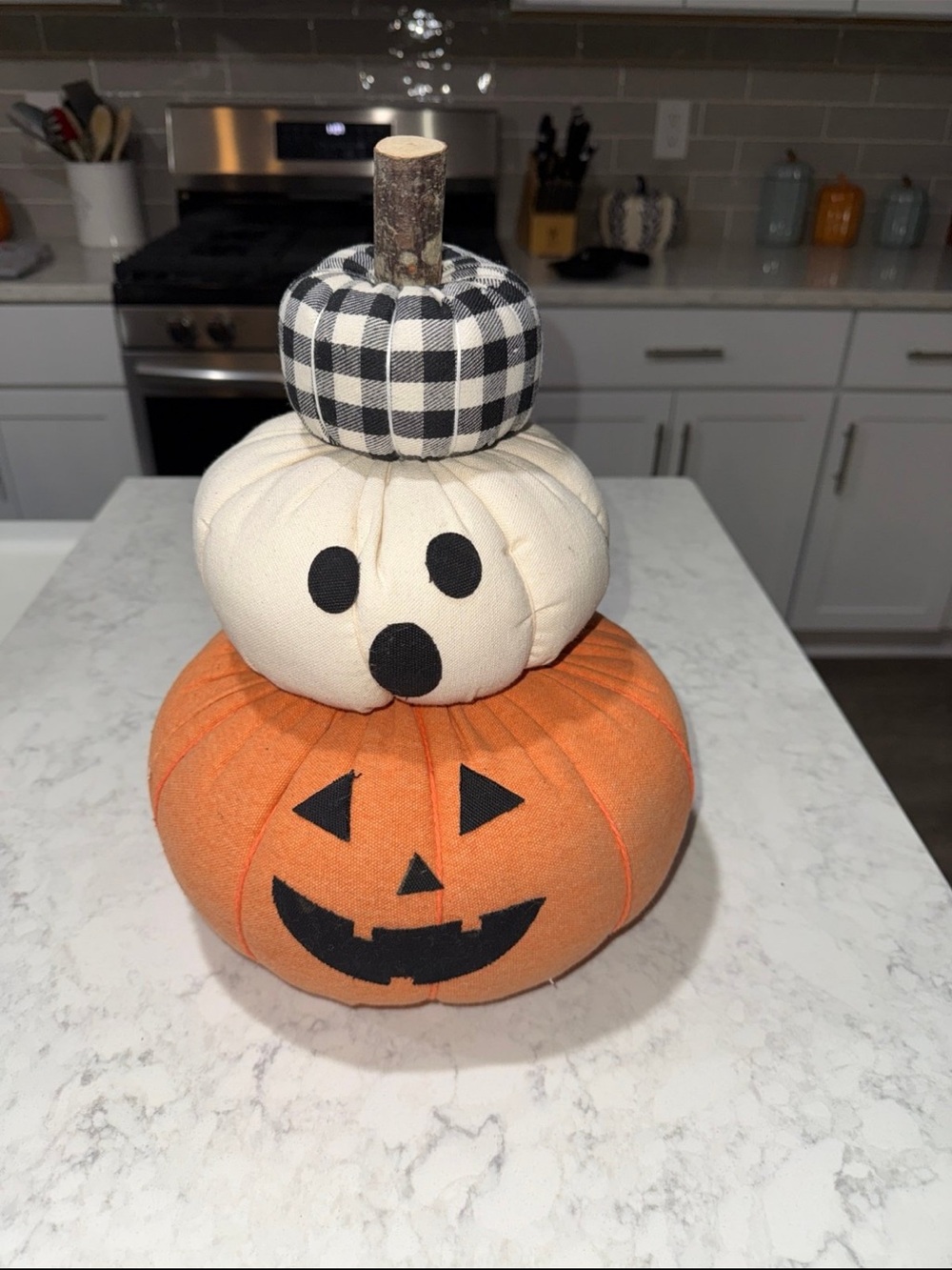 Mud Pie Stackable  Pumpkin Decor